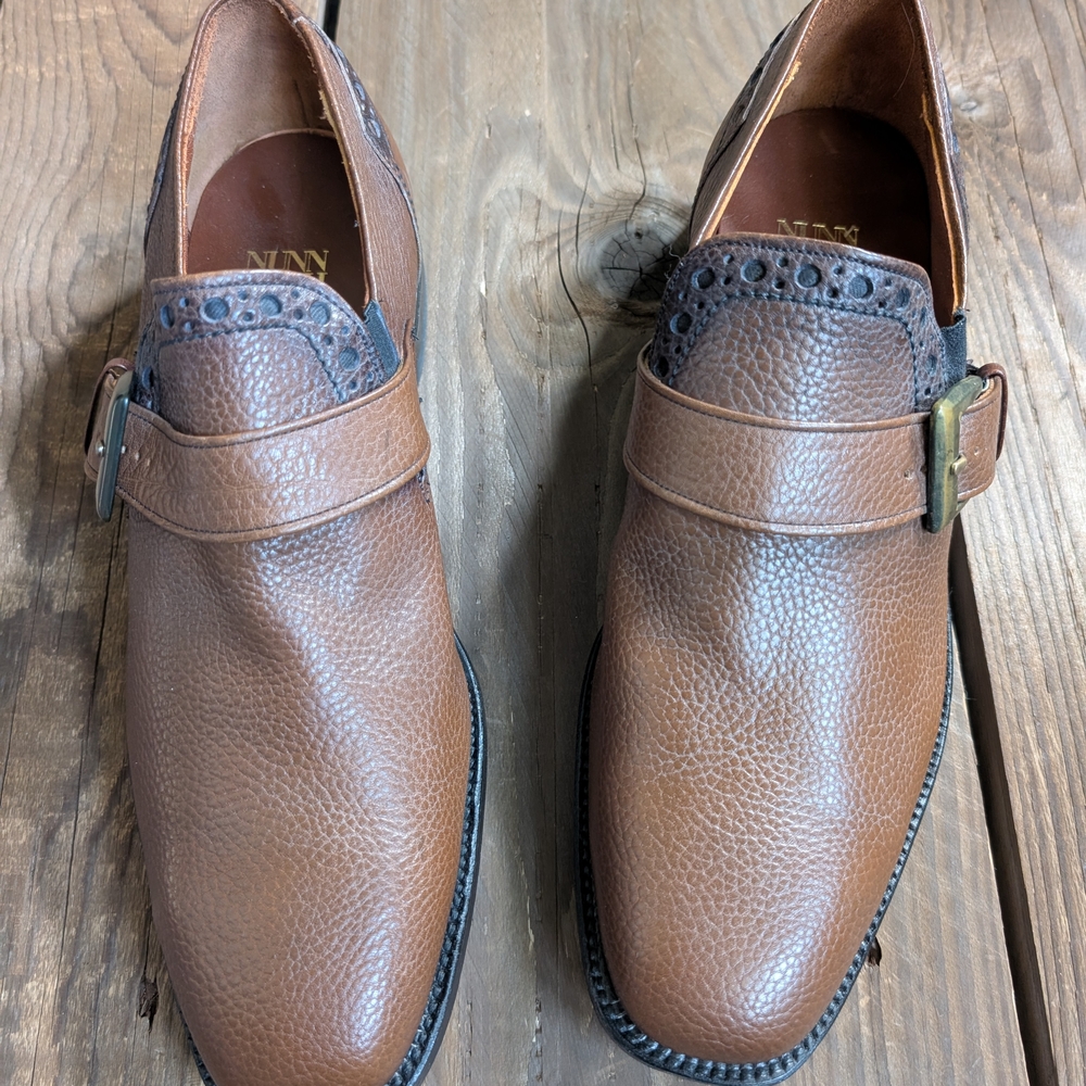 Nunn Bush Brown Leather Loafers 10.5